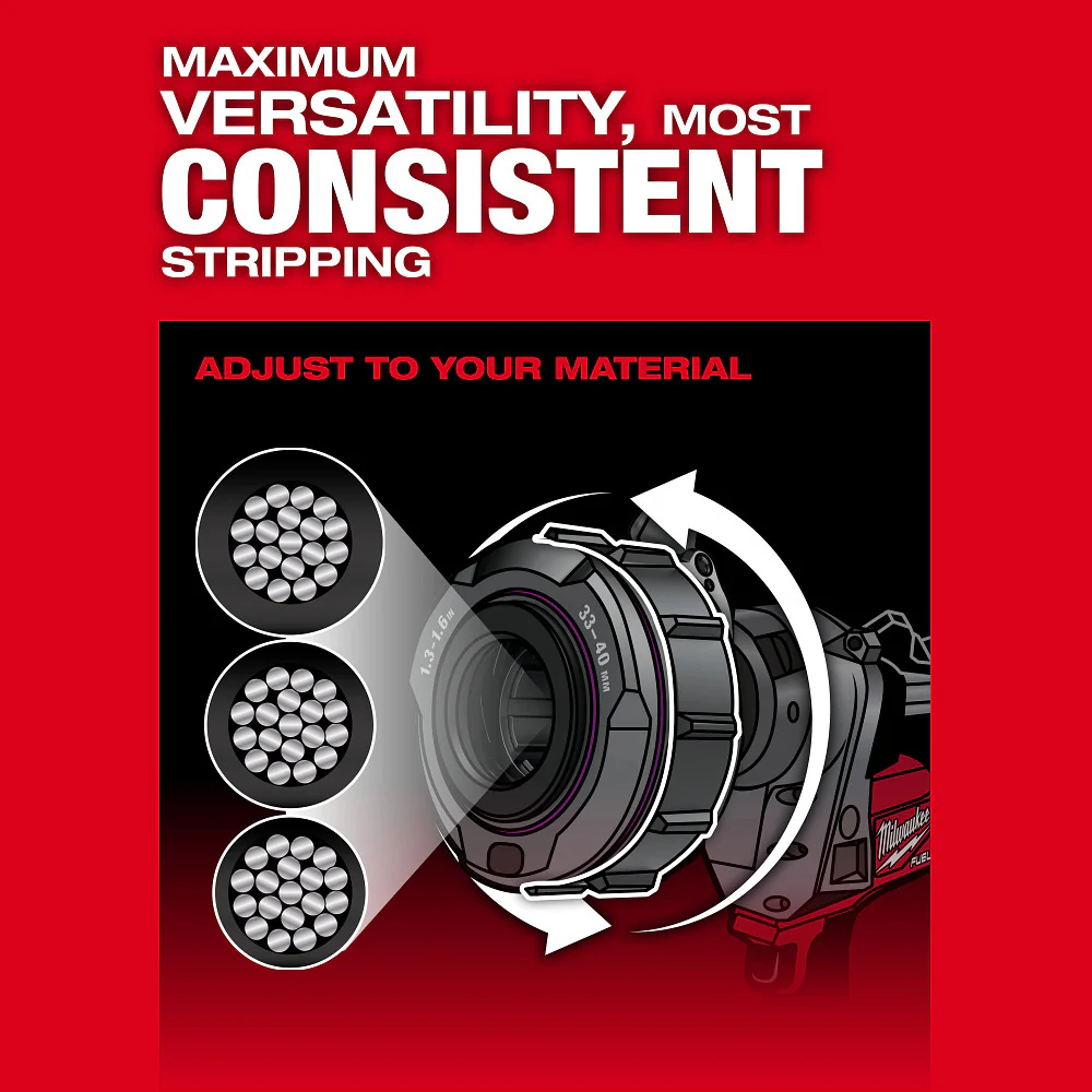 Milwaukee 2937-20 M18 FUEL 18V Covered Conductor Cable Stripper - Bare Tool