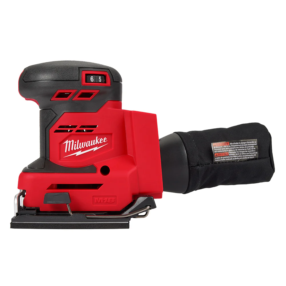 Milwaukee 2649-80 M18 18V 1/4 Cordless Orbital Sheet Sander - Bare Tool