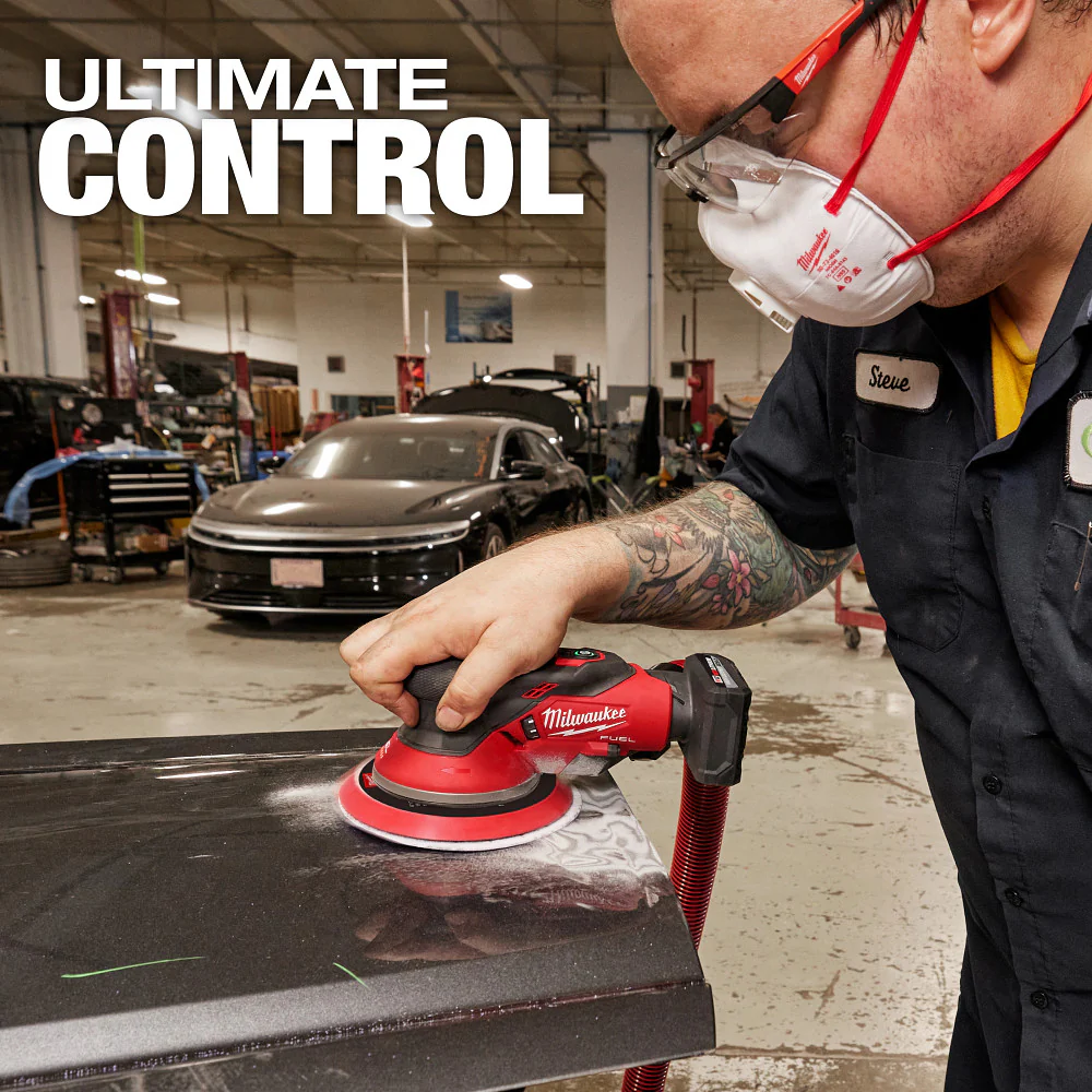 Milwaukee 2585-22CX M12 FUEL 12V 6 Random Orbital Sander Kit (3/16)