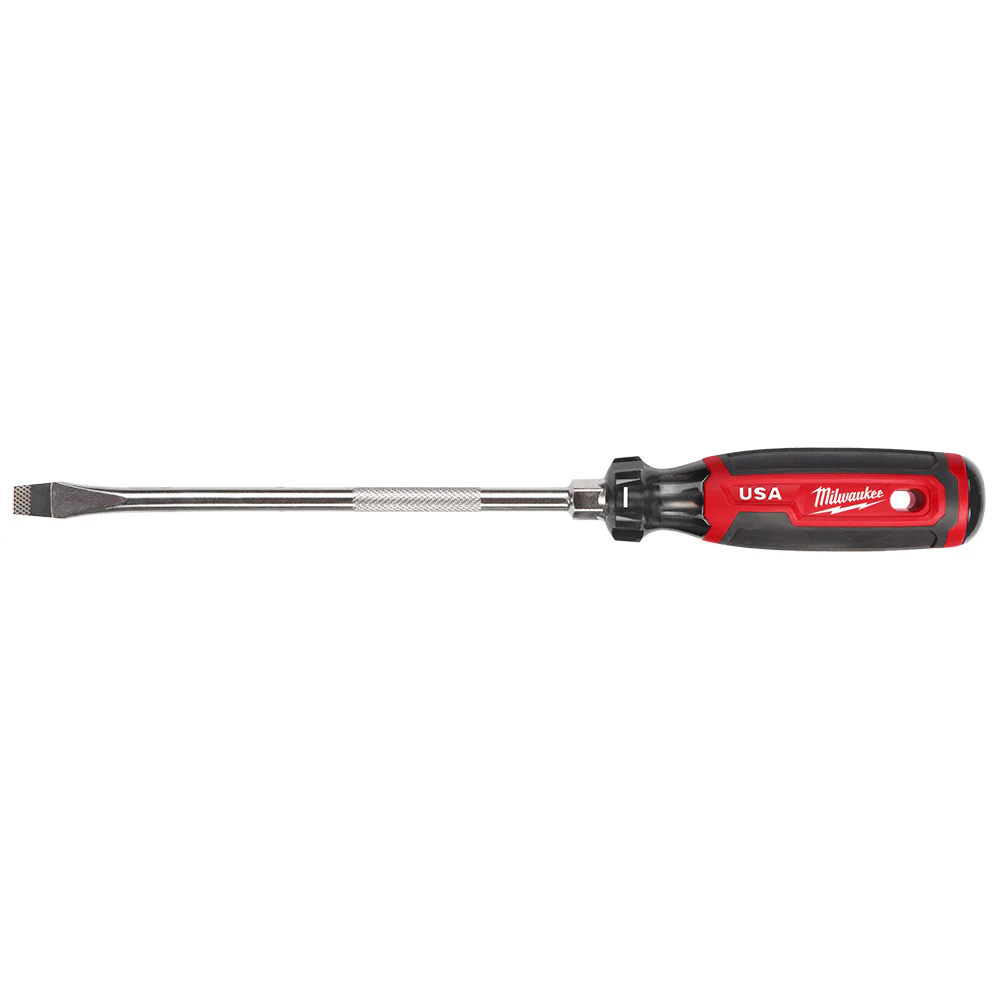 Milwaukee MT209 3/8 Slotted 8 Cushion Grip Screwdriver - Made In USA