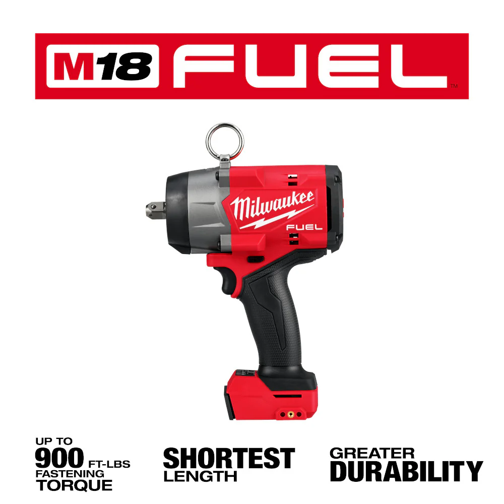 Milwaukee 2966-20 M18 FUEL 18V 1/2 High Torque Impact Wrench w/ Pin - Bare Tool