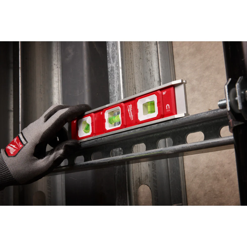 Milwaukee 48-22-5106 10 Durable High Contrast Torpedo Level w/ Vials