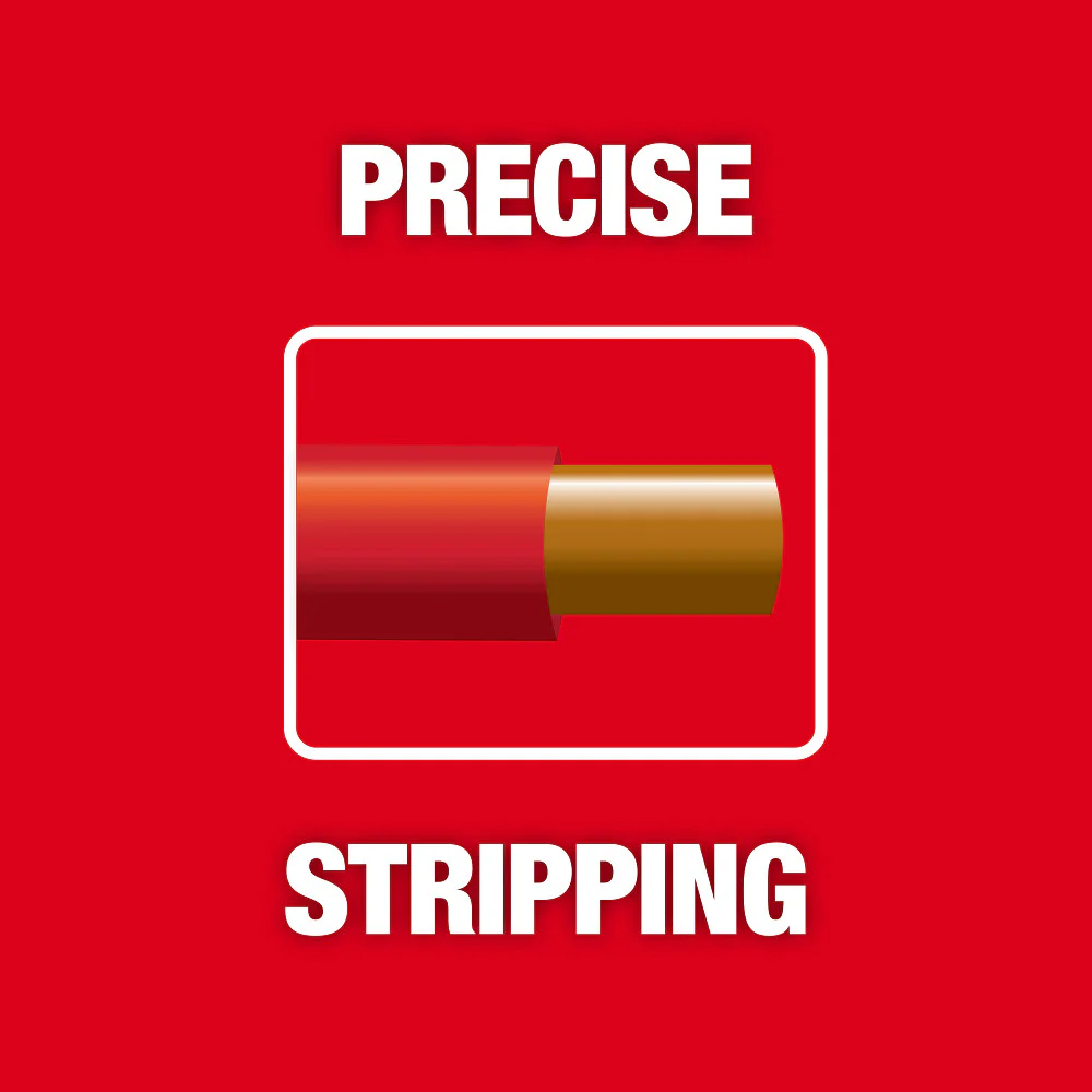 Milwaukee 48-32-6406 Solid Color-Coded 8/10/12/14 Wire Stripper Set  - 4 PC