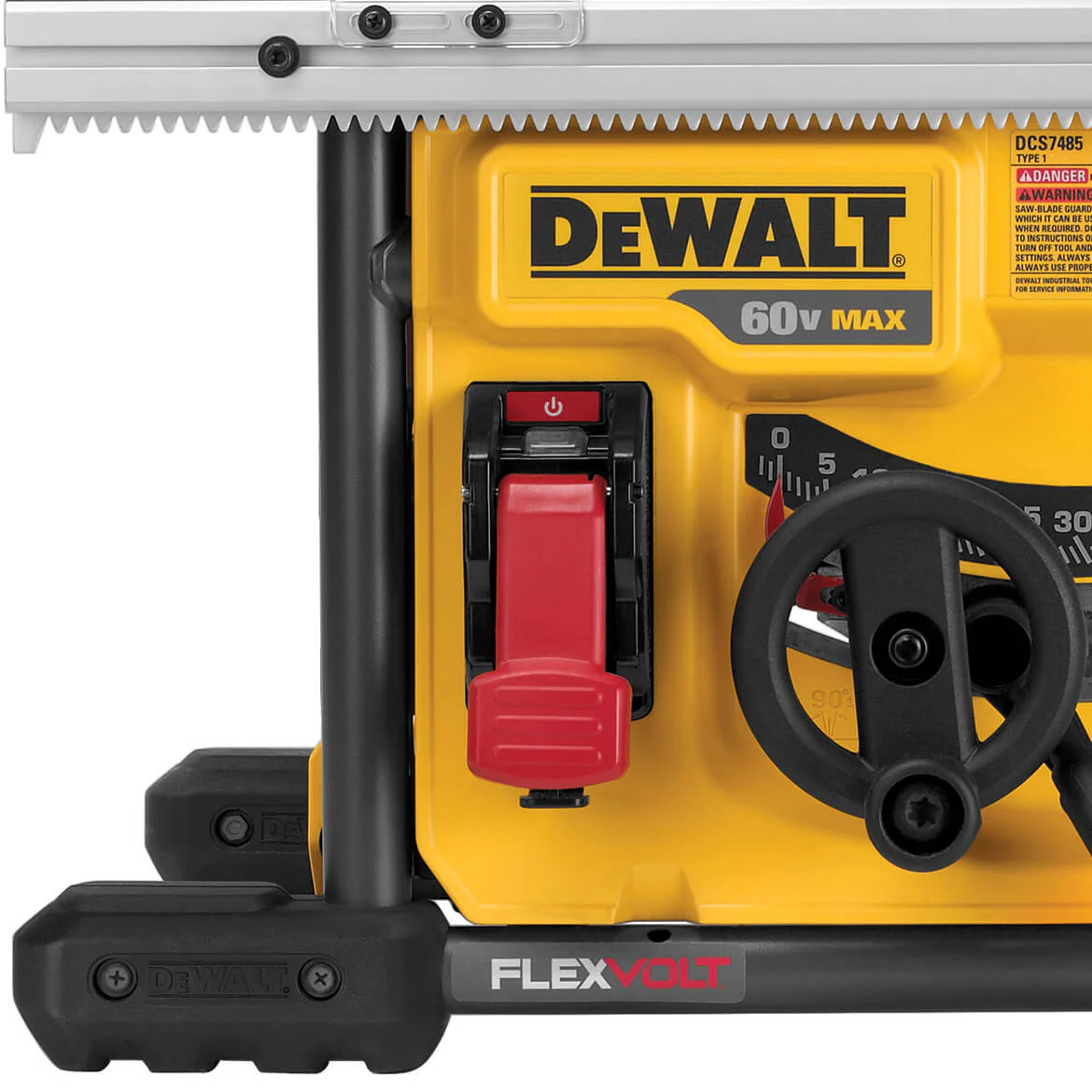 DeWALT DCS7485B-KIT 60V Cordless Li-Ion Table Saw w/ 6AH 2-PK Battery Kit