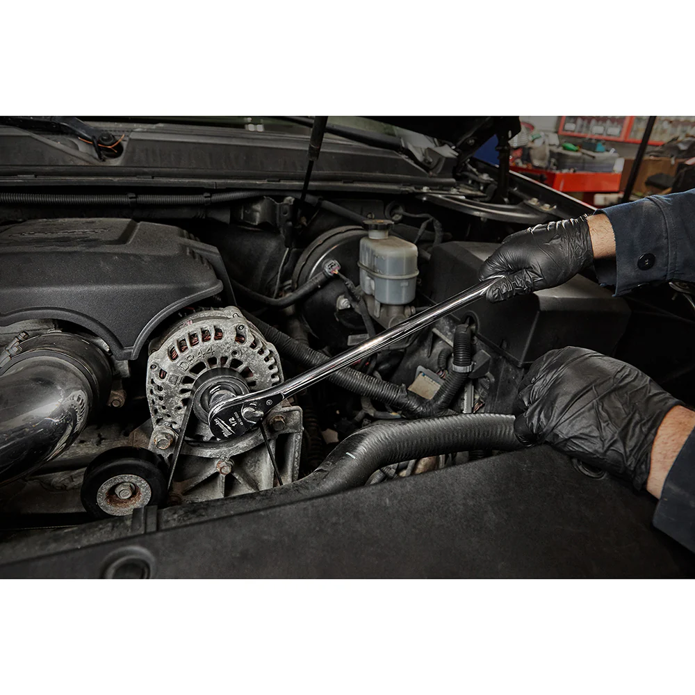 Milwaukee 48-22-9050 1/2 Drive 18 Ratchet Chrome Plated w/ Extended Handle