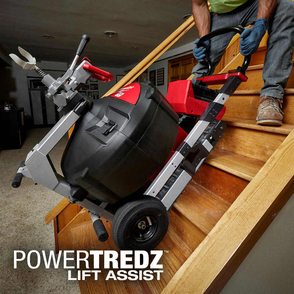 Milwaukee MXF501-1CP MX FUEL Cordless Lithium-Ion Sewer Drum Machine POWERTREDZ