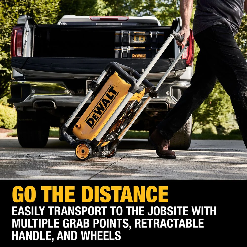 DeWALT DWPW3000 3000 MAX PSI 1.1 GPM 15 AMP Brushless Jobsite Pressure Washer