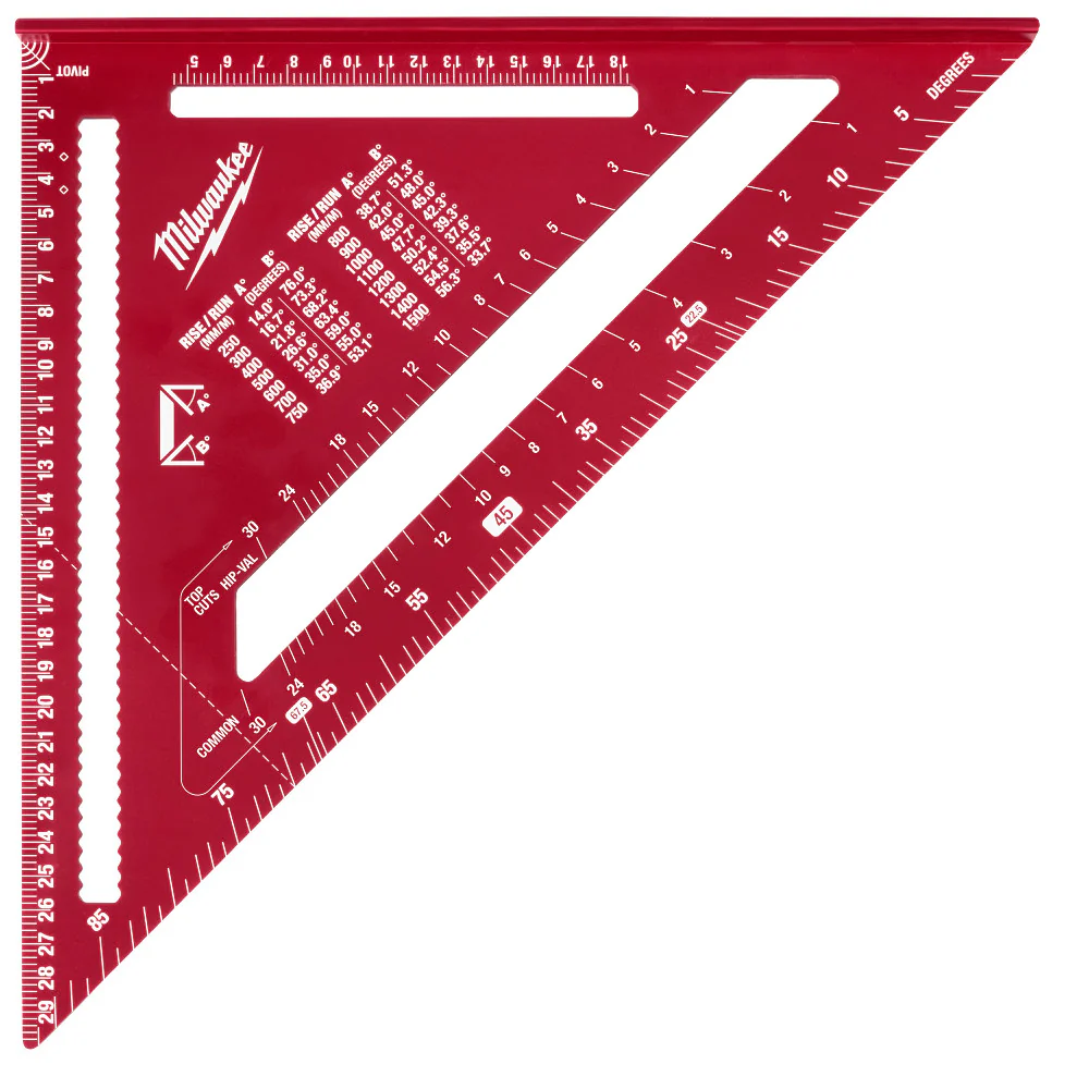 Milwaukee MLSQ1120 300mm Rafter Square w/ Durable. Accurate Marking