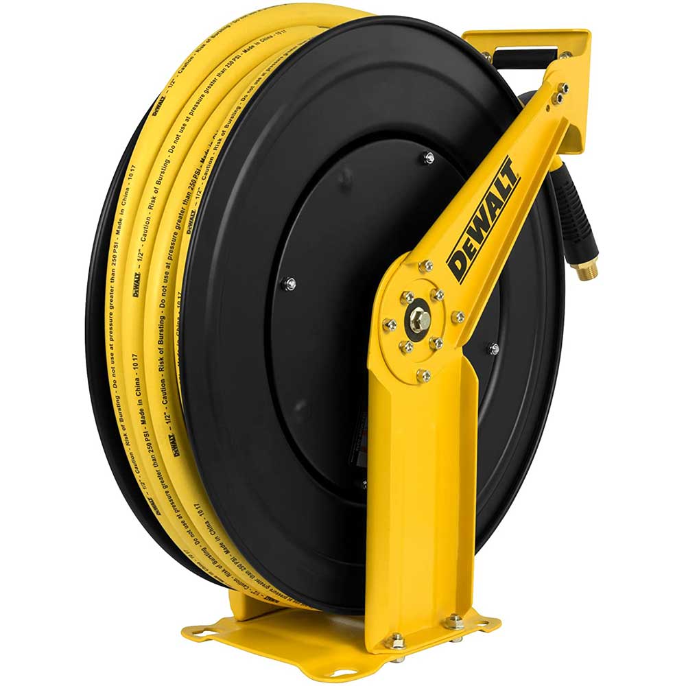 DeWALT DXCM024-0344 1/2 x 50' Double Arm Auto Retracting Air Hose Reel