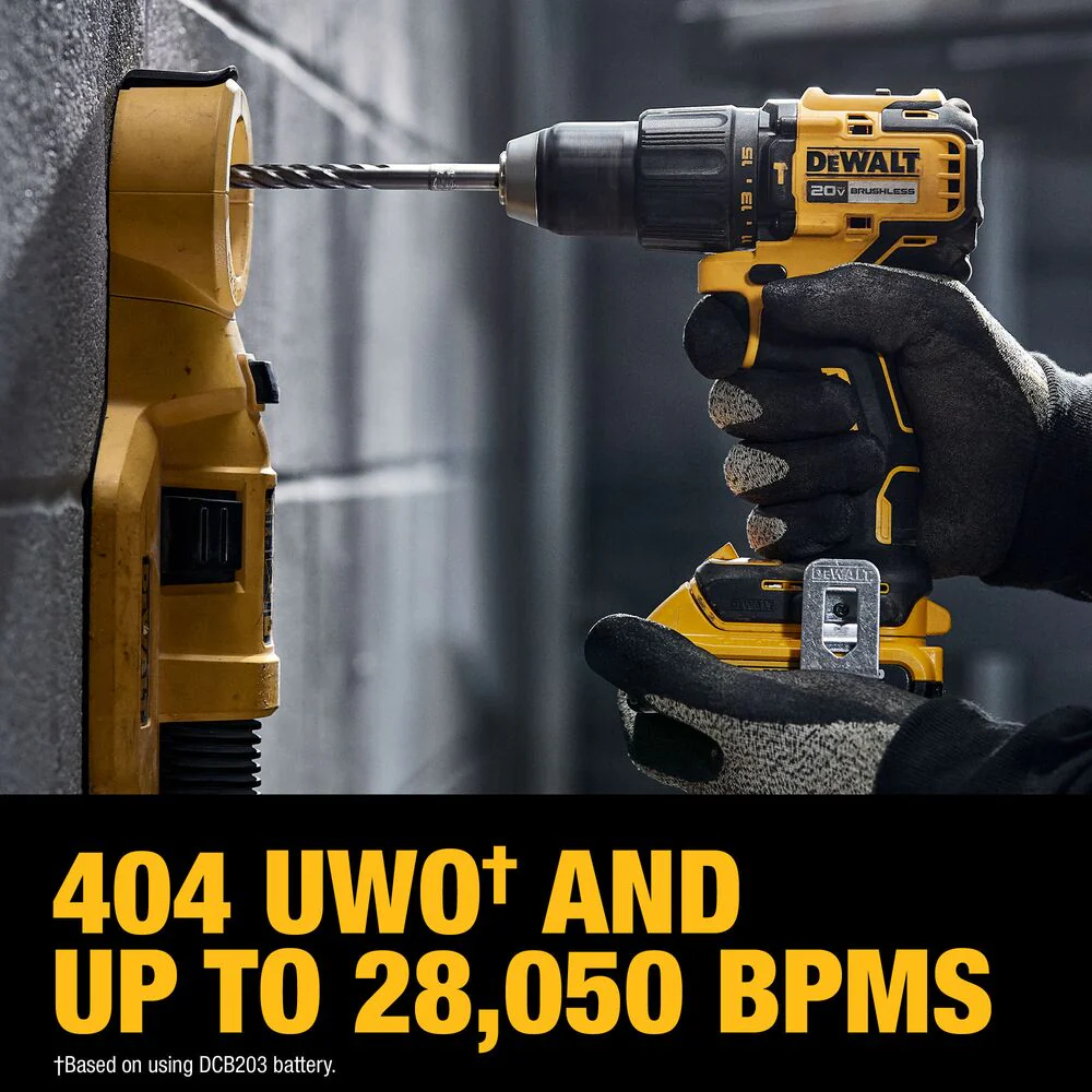 DeWALT DCD798D1 20V MAX 1/2 Brushless Cordless Li-Ion Hammer Drill Kit