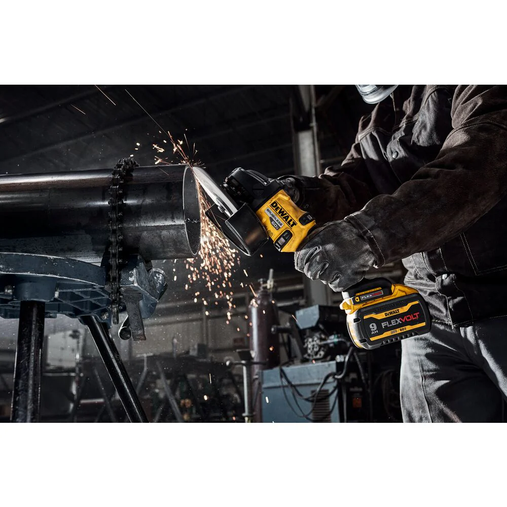 DeWALT DCG440X2 60V FLEXVOLT 7 Cordless Angle Grinder w/ Kickback Break Kit