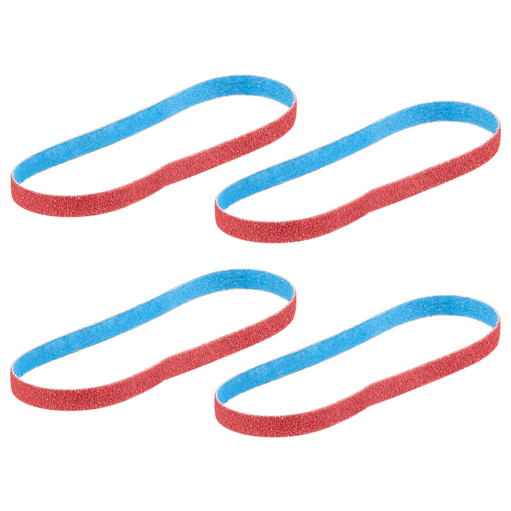 Milwaukee 48-80-7000 3/8 x 13 40/60/80/120 Grit Bandfile Belts - 4 PK