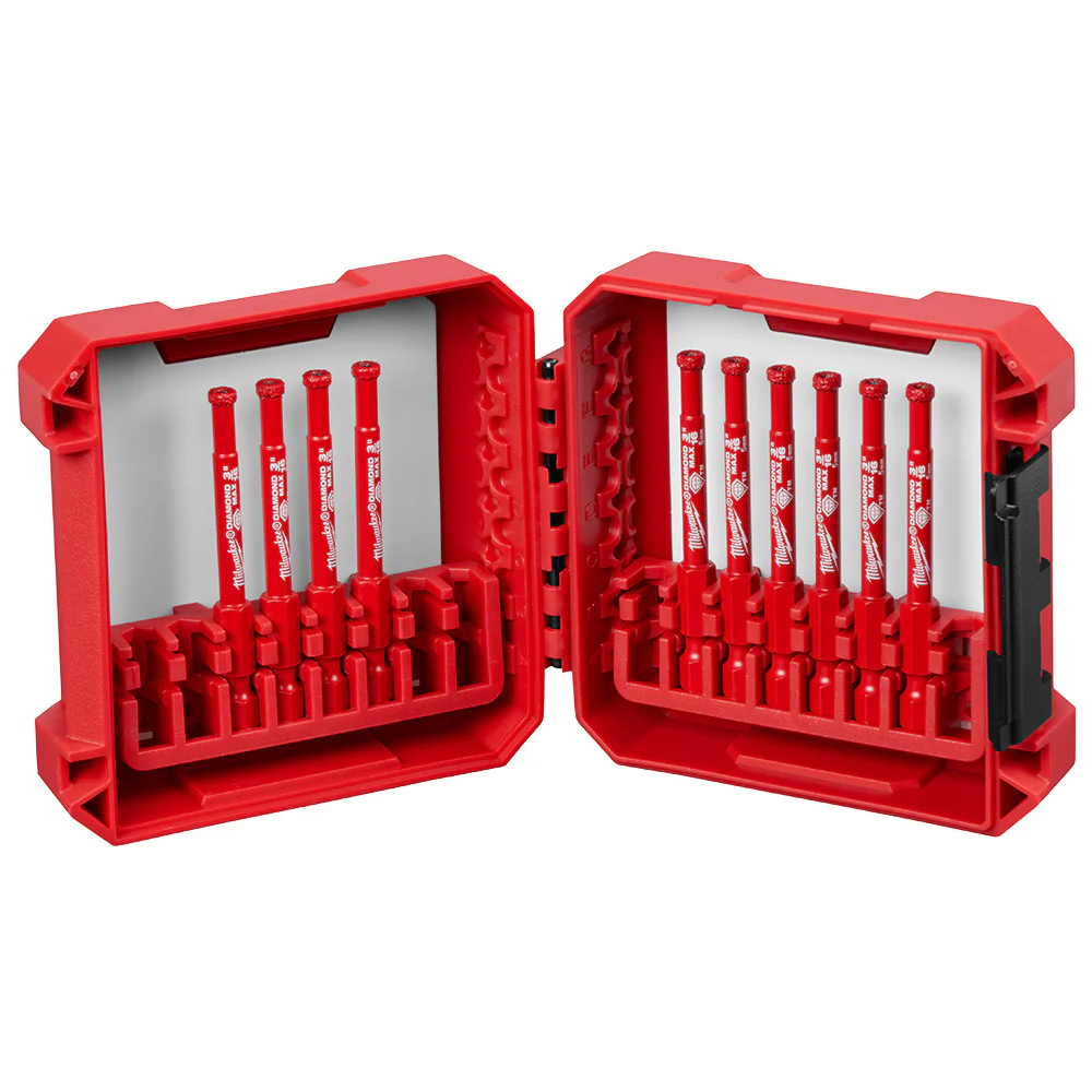 Milwaukee 49-56-0540 DIAMOND MAX 3/16 Diamond Grit Hole Saw - 10 PK