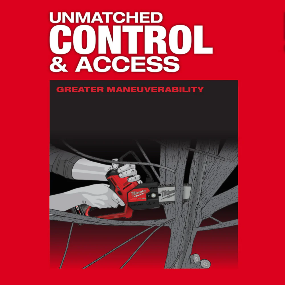 Milwaukee 2527-21 M12 FUEL 12V HATCHET 6 Brushless Cordless Pruning Saw Kit