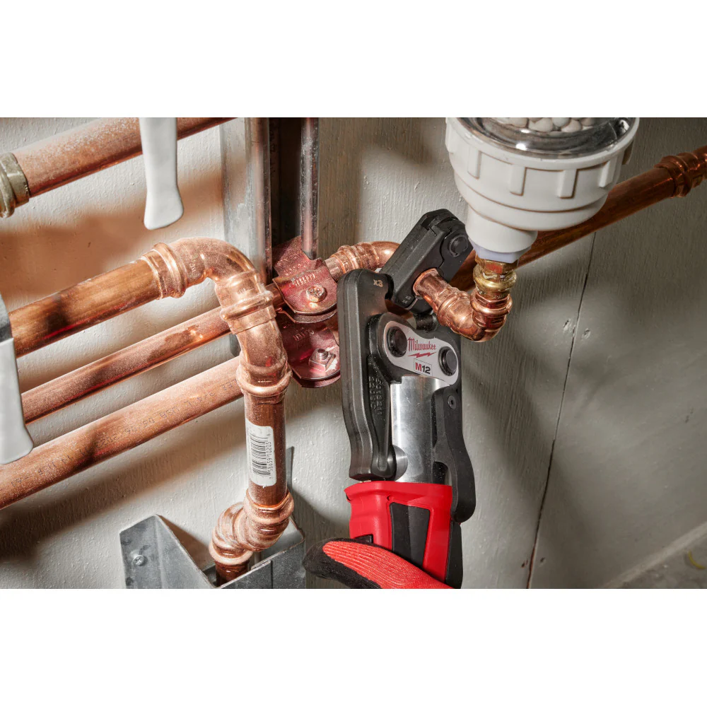 Milwaukee 49-16-2490X 1/2- 1-1/4 CTS-V Pivoting Press Ring Kit M12 FORCE LOGIC