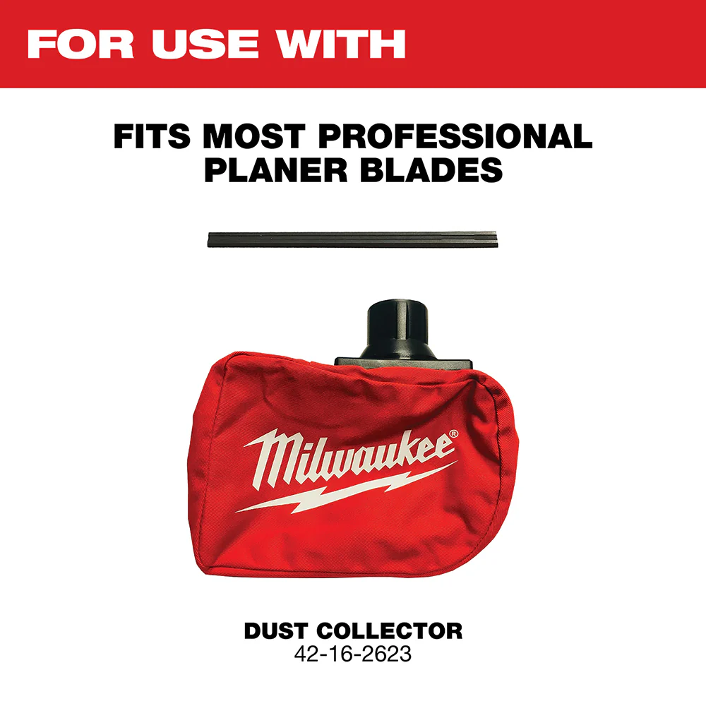 Milwaukee 2623-20 M18 18V 3-1/4-Inch Planer w/ Bevel/Edge Guide - Bare Tool