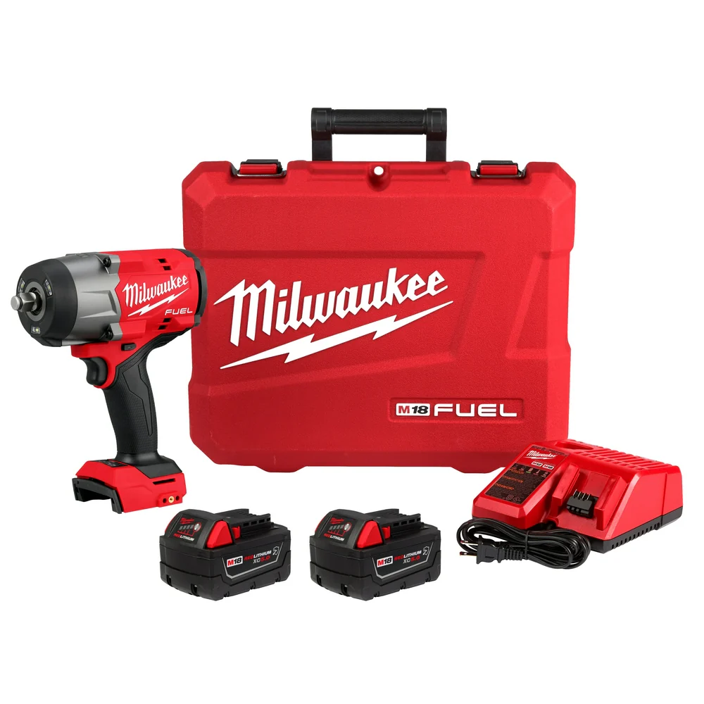 Milwaukee 2967-22 M18 FUEL 18V 1/2 High Torque Impact Wrench Friction Ring Kit