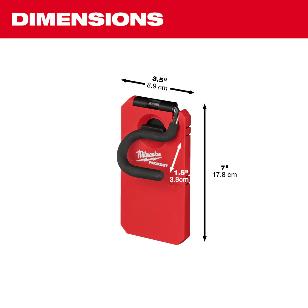 Milwaukee 48-22-8333 PACKOUT 4 Reinforced S Hook