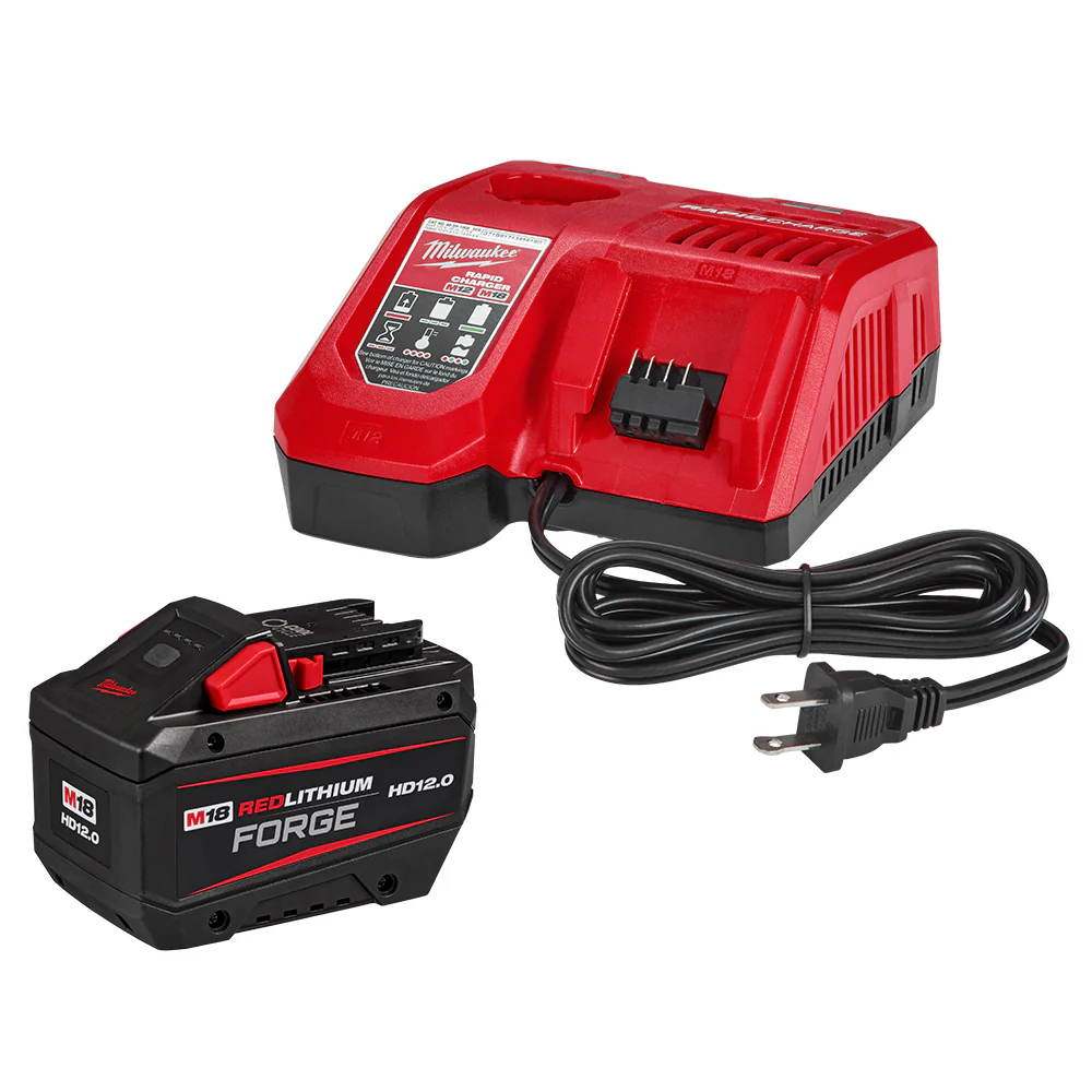 Milwaukee 2131-20X12-8SK Rocket Tower Light w/ 12AH/8AH Batteries and Charger