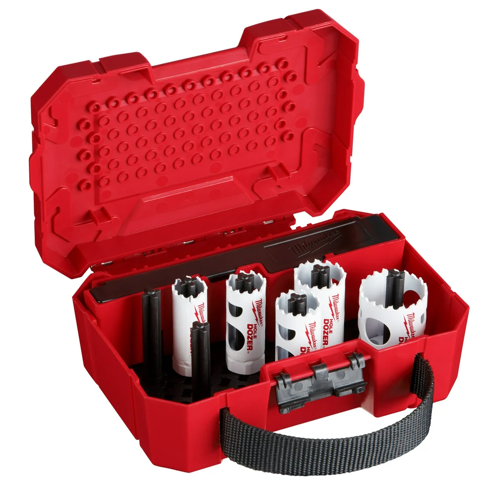 Milwaukee 49-22-4006 Multi-Purpose Hex Shank Hole Dozer Hole Saw Kit - 9pc
