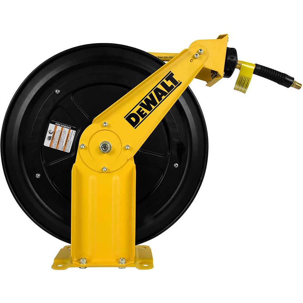 DeWALT DXCM024-0343 3/8 x 50' Double Arm Auto Retracting Air Hose Reel