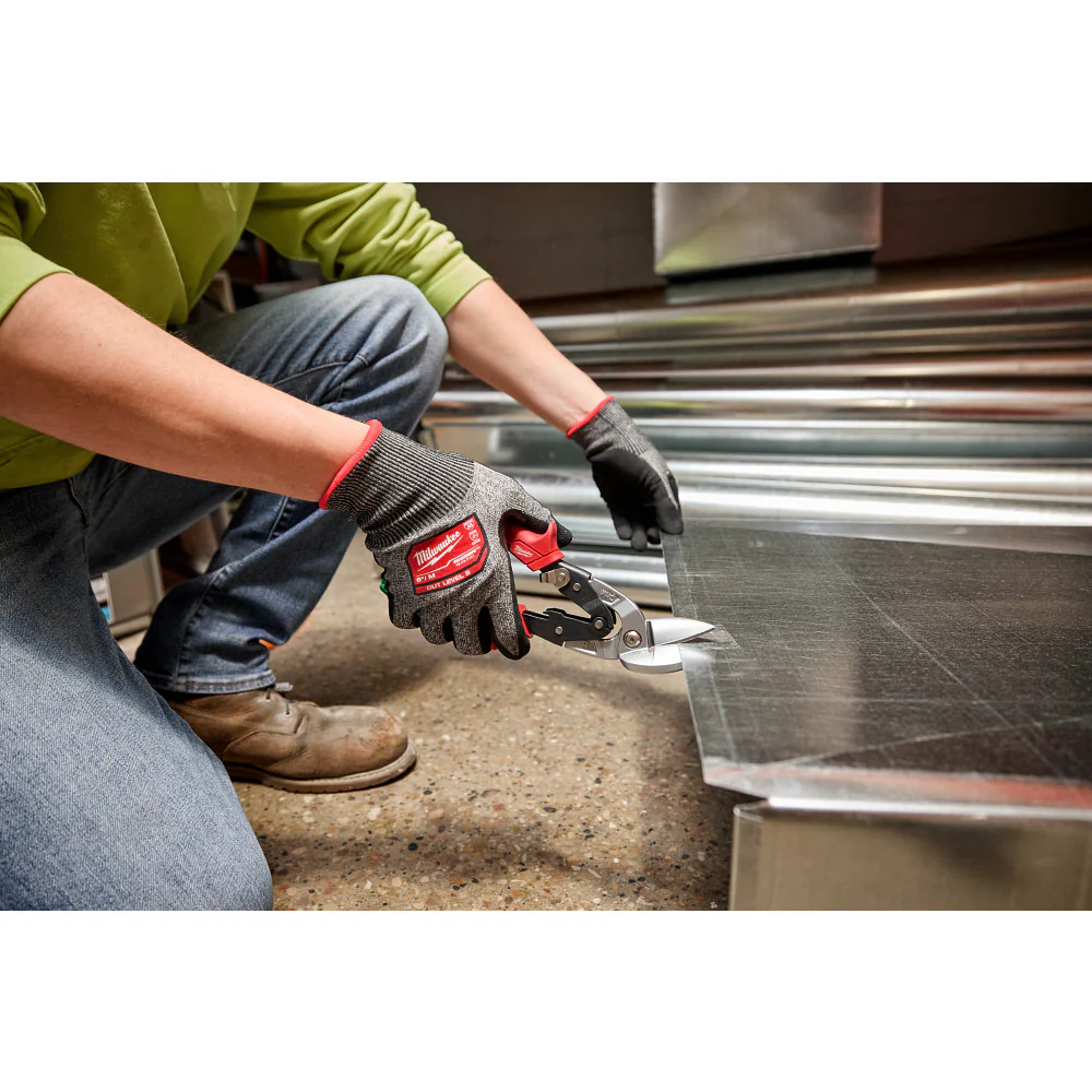 Milwaukee 48-22-4553 Offset Aviation Snip Set w/ Color Coded Handles - 2 PC