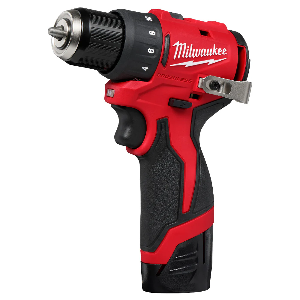 Milwaukee 3401-22 M12 12V 3/8 Subcompact Brushless Drill/Driver Kit