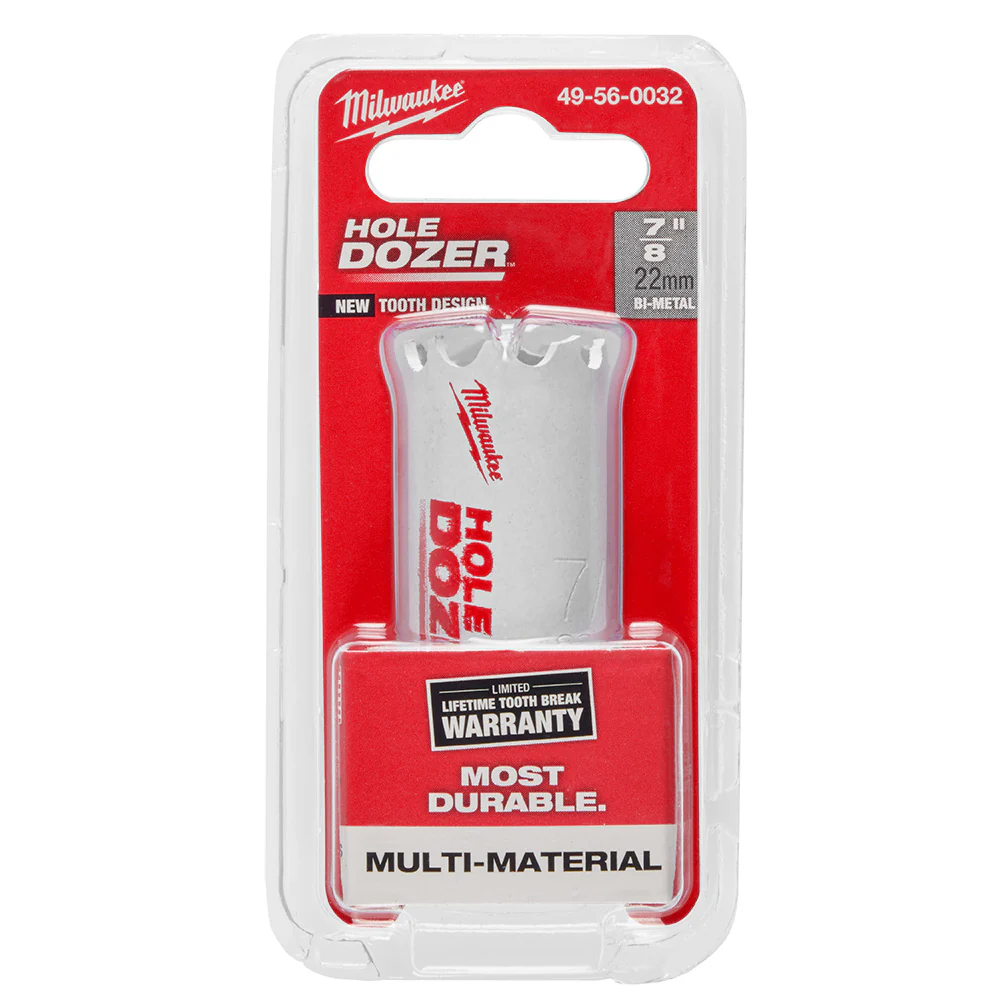 Milwaukee 49-56-0032 7/8 Hole Dozer Bi-Metal Hole Saw
