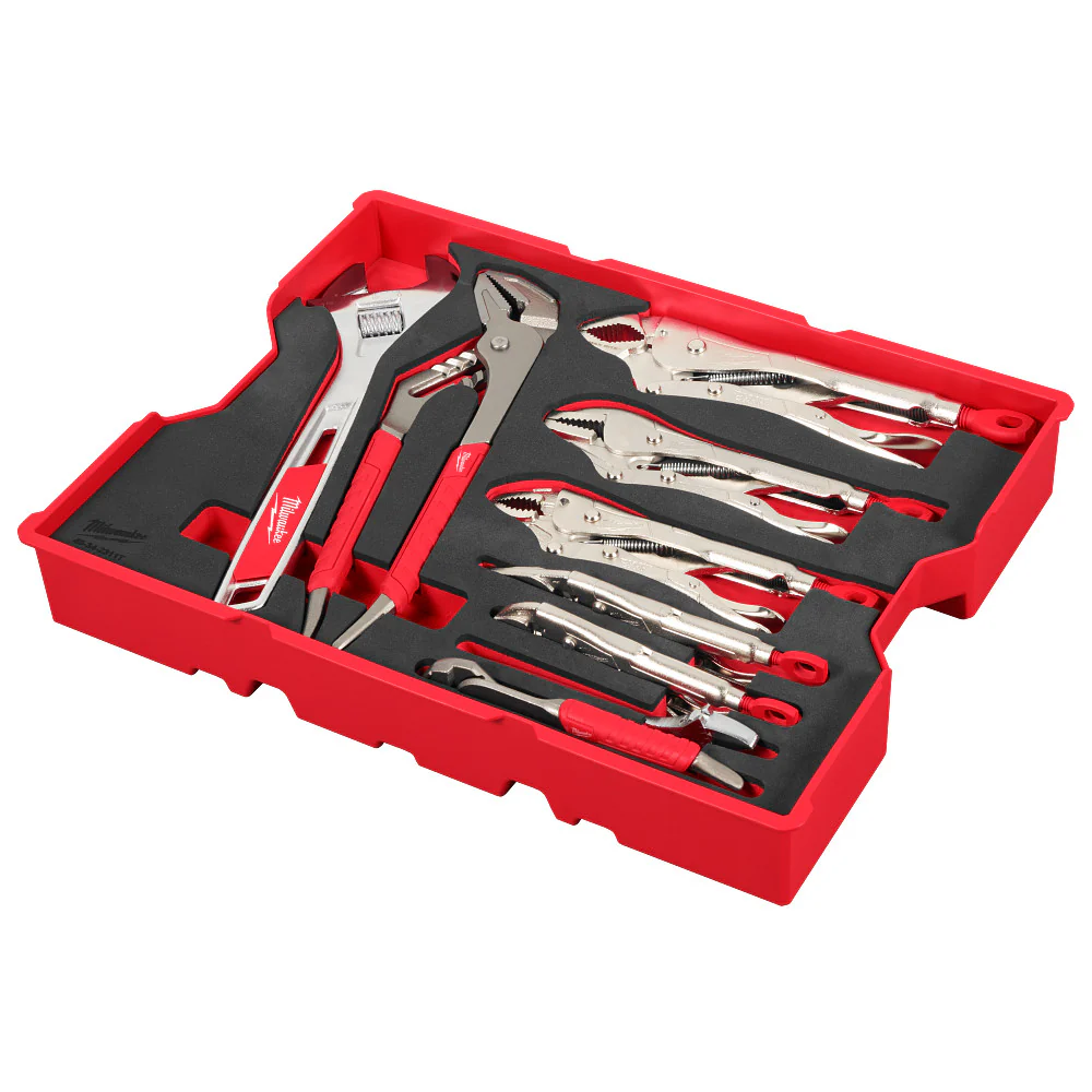 Milwaukee 48-22-0160 Pliers/Wrench Tool Set w/ PACKOUT Storage Drawers -  9PC
