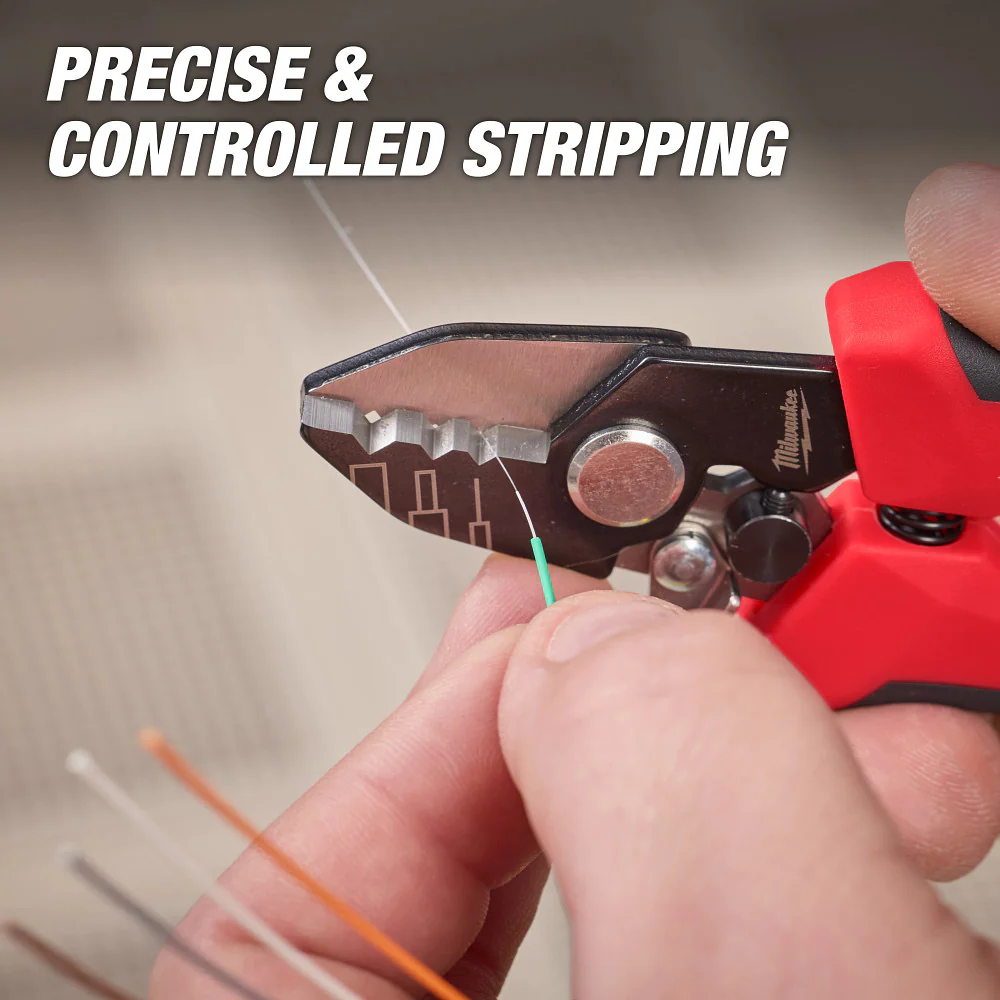 Milwaukee 48-22-3013 Comfortable Durable Tri-Hole Fiber Stripper