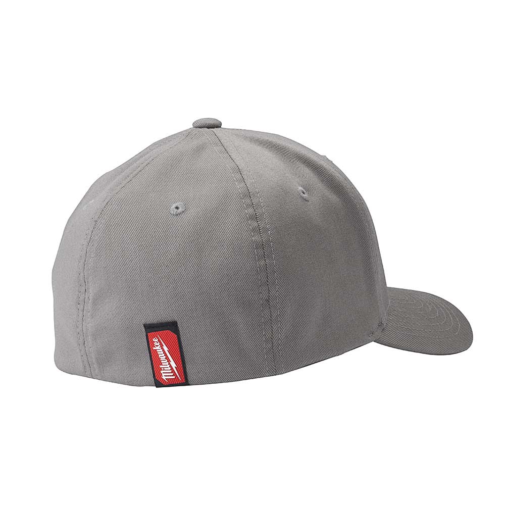 Milwaukee 504G-LXL FlexFit Lightweight Fitted Hat Gray - L/XL
