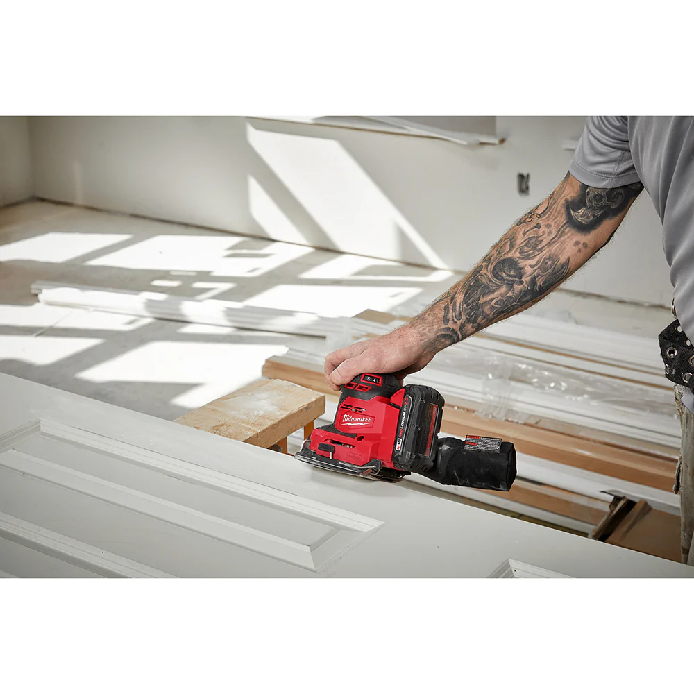 Milwaukee 2649-80 M18 18V 1/4 Cordless Orbital Sheet Sander - Bare Tool
