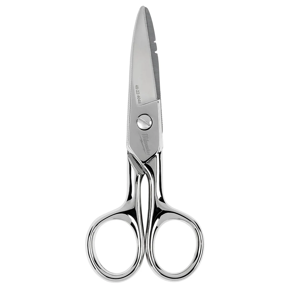 Milwaukee 48-22-4048 Durable Sharp Steel Electrician Scissors