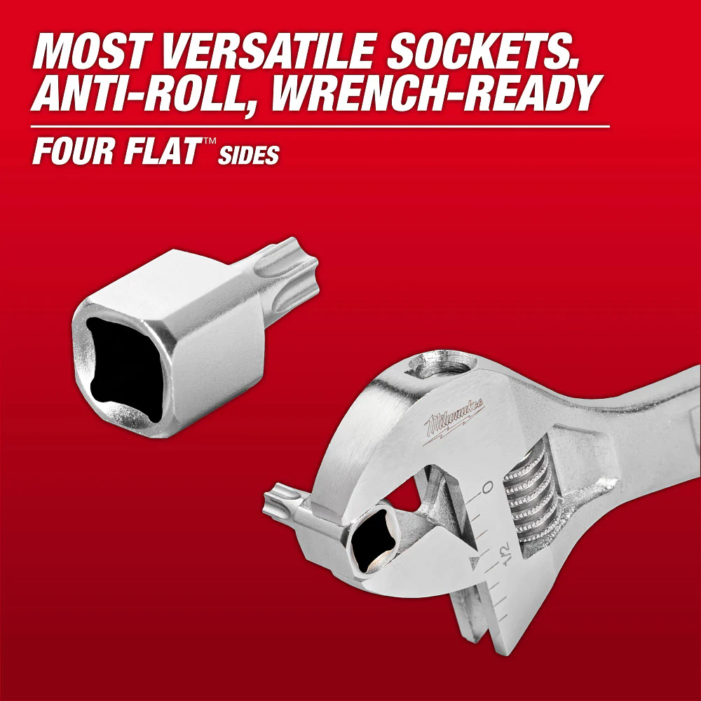 Milwaukee 48-22-9533 1/4 Drive Low-Profile TORX Bit Socket Set - 11 PC