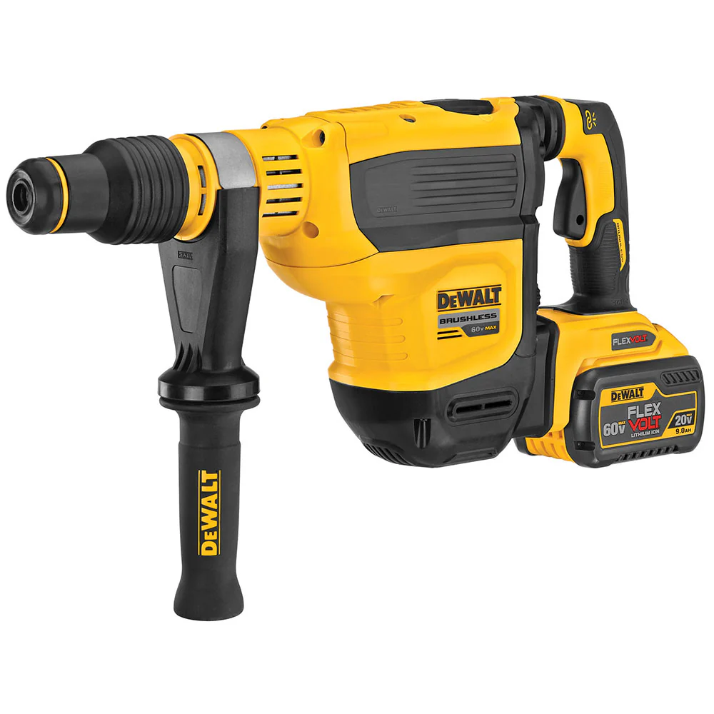 DeWALT DCH614X2 60V 1-3/4 MAX FLEXVOLT Brushless Combination Rotary Hammer Kit