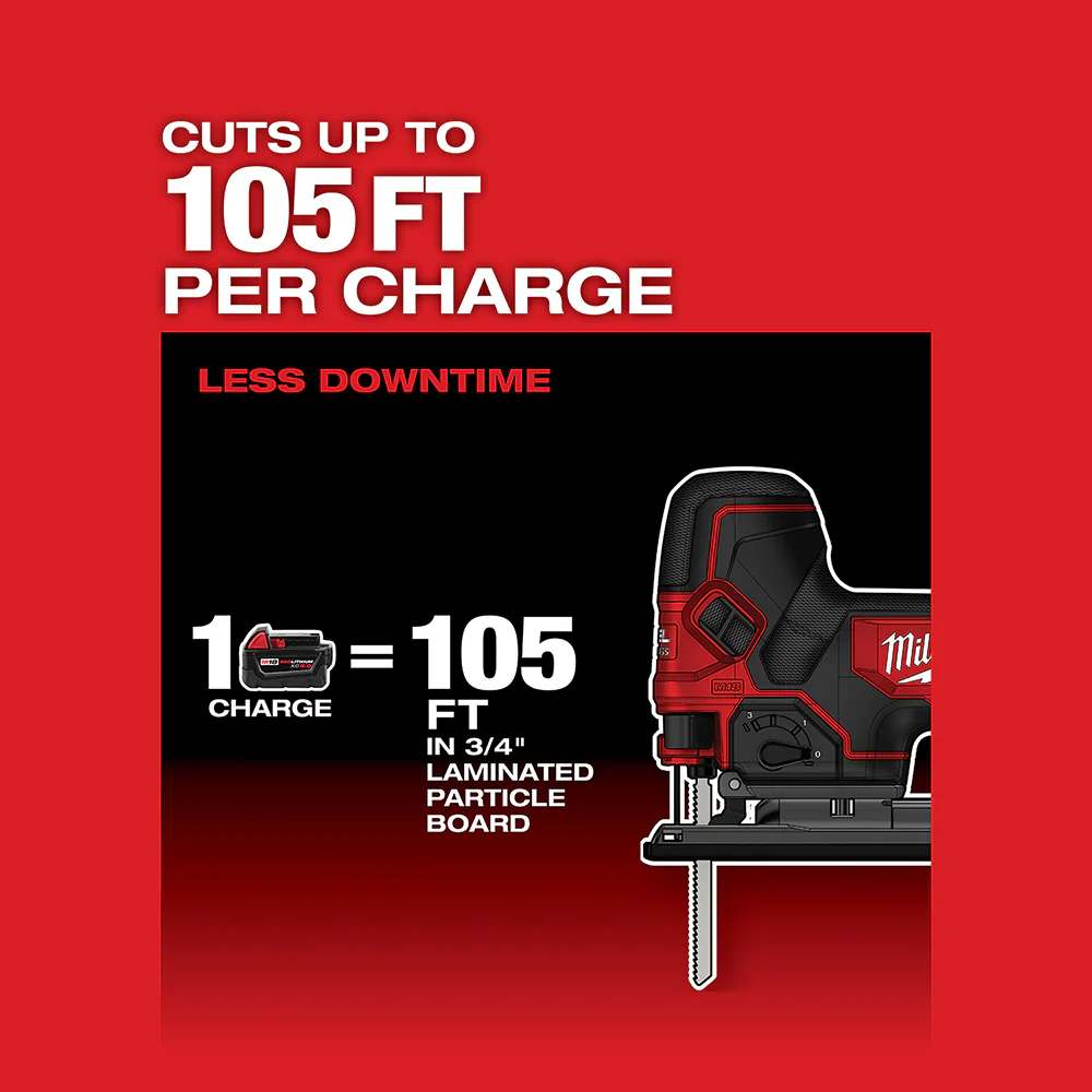 Milwaukee 2737B-80 M18 FUEL 18V Barrel Grip Jig Saw - Bare Tool - Recon