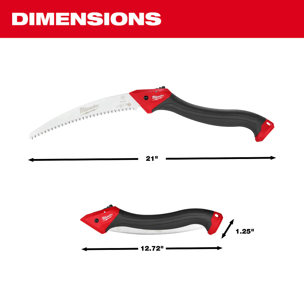 Milwaukee 48-22-9371 10 Heavy Duty Folding Pruning Saw
