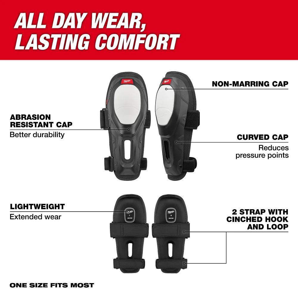 Milwaukee 48-73-6070 Comfortable Lightweight Dynamic Flooring Knee Pad