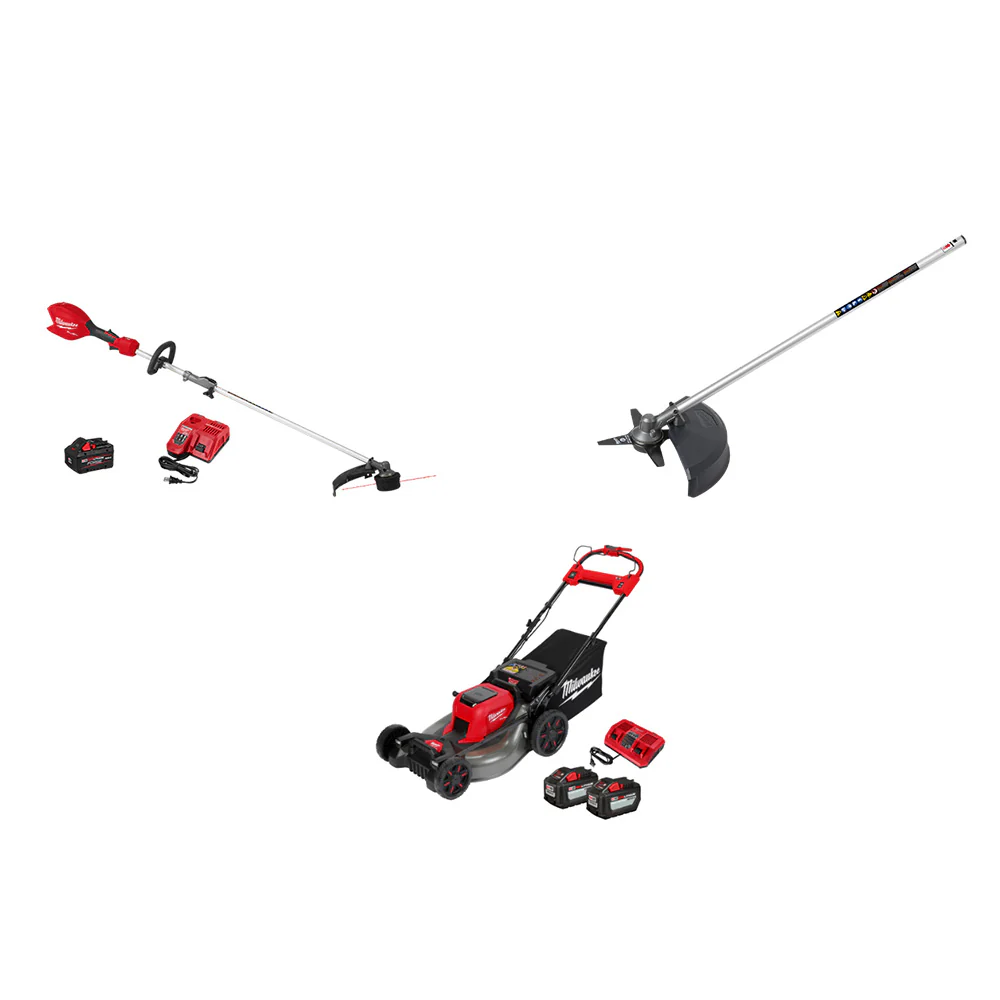 Milwaukee 2823-22STC M18 FUEL 21 Mower w/Trimmer and Brush Cutter Attachment