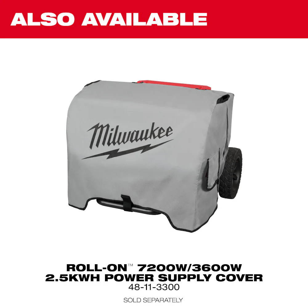 Milwaukee 3300R-REC ROLL-ON 7200W/3600W 2.5kWh Power Supply - Recon