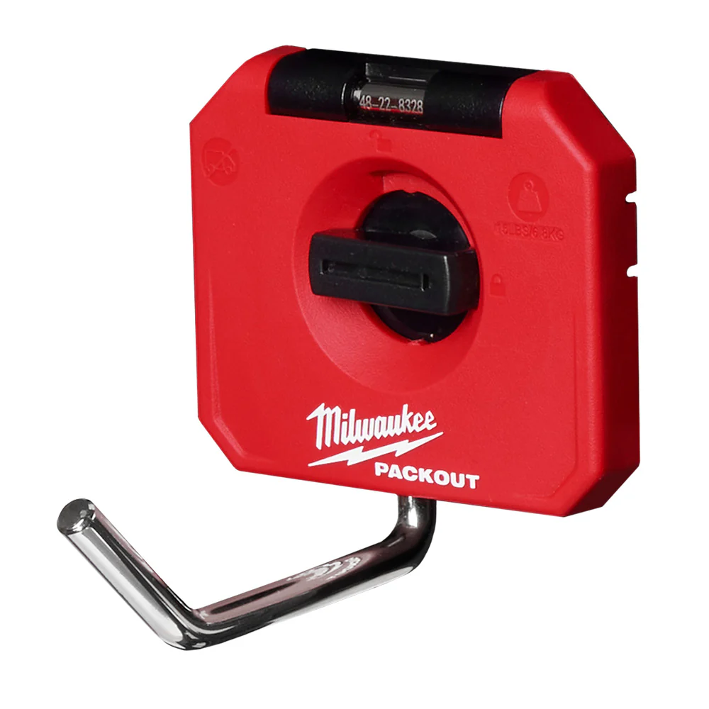 Milwaukee 48-22-8328 PACKOUT 4 Single Straight Wall Mounted Hook