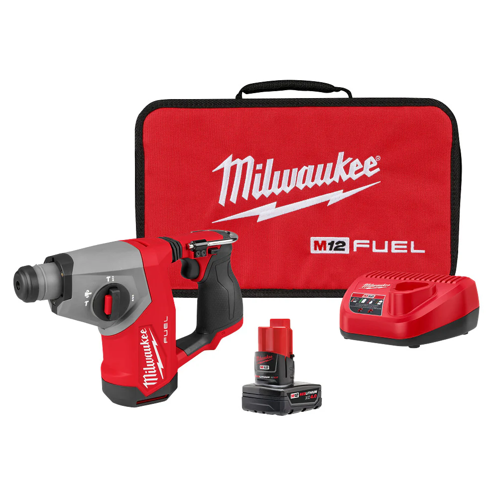 Milwaukee 2508-21XC M12 FUEL 12V 5/8 SDS Plus Rotary Hammer Kit