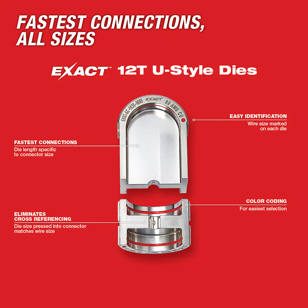 Milwaukee 2779-82 M18 18V FORCE LOGIC 750 MCM Crimper Kit - Recon