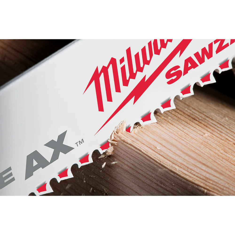 Milwaukee 49-22-1129 Nail-Guard Fang Tip Bi-Metal SAWZALL Blade Set - 12pc
