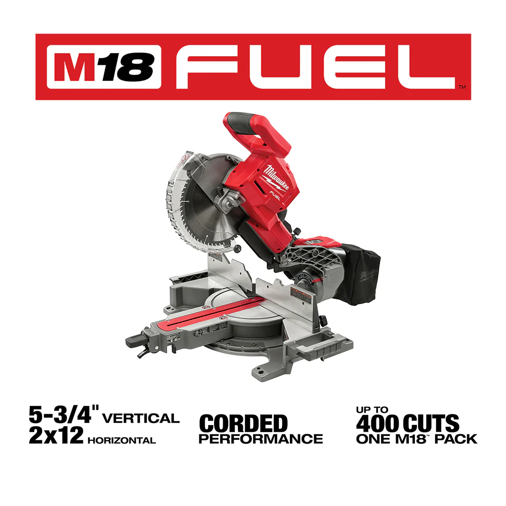 Milwaukee 2734-80 M18 FUEL 10 Dual Bevel Compound Miter Saw - Bare Tool Recon