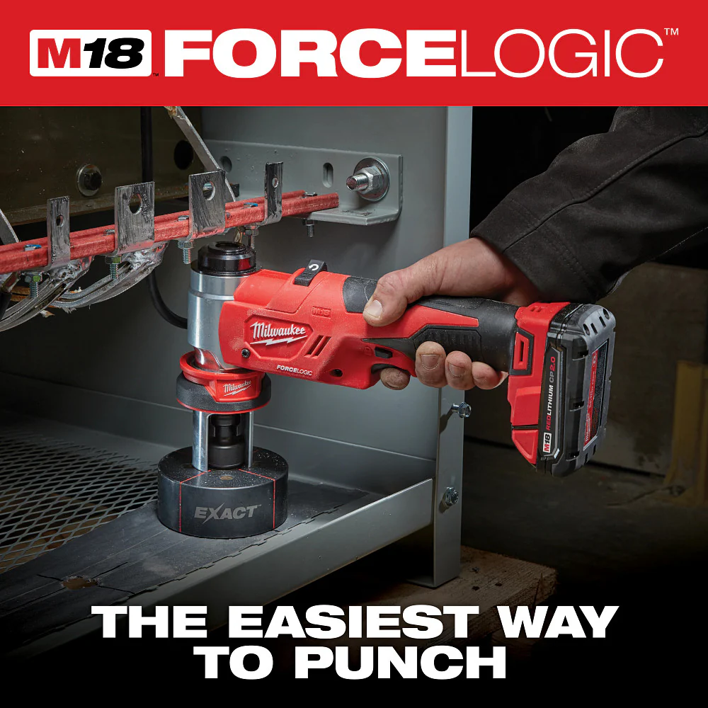 Milwaukee 2677-02 M18 FORCE LOGIC 18V 6T Knockout Tool 1/2-2