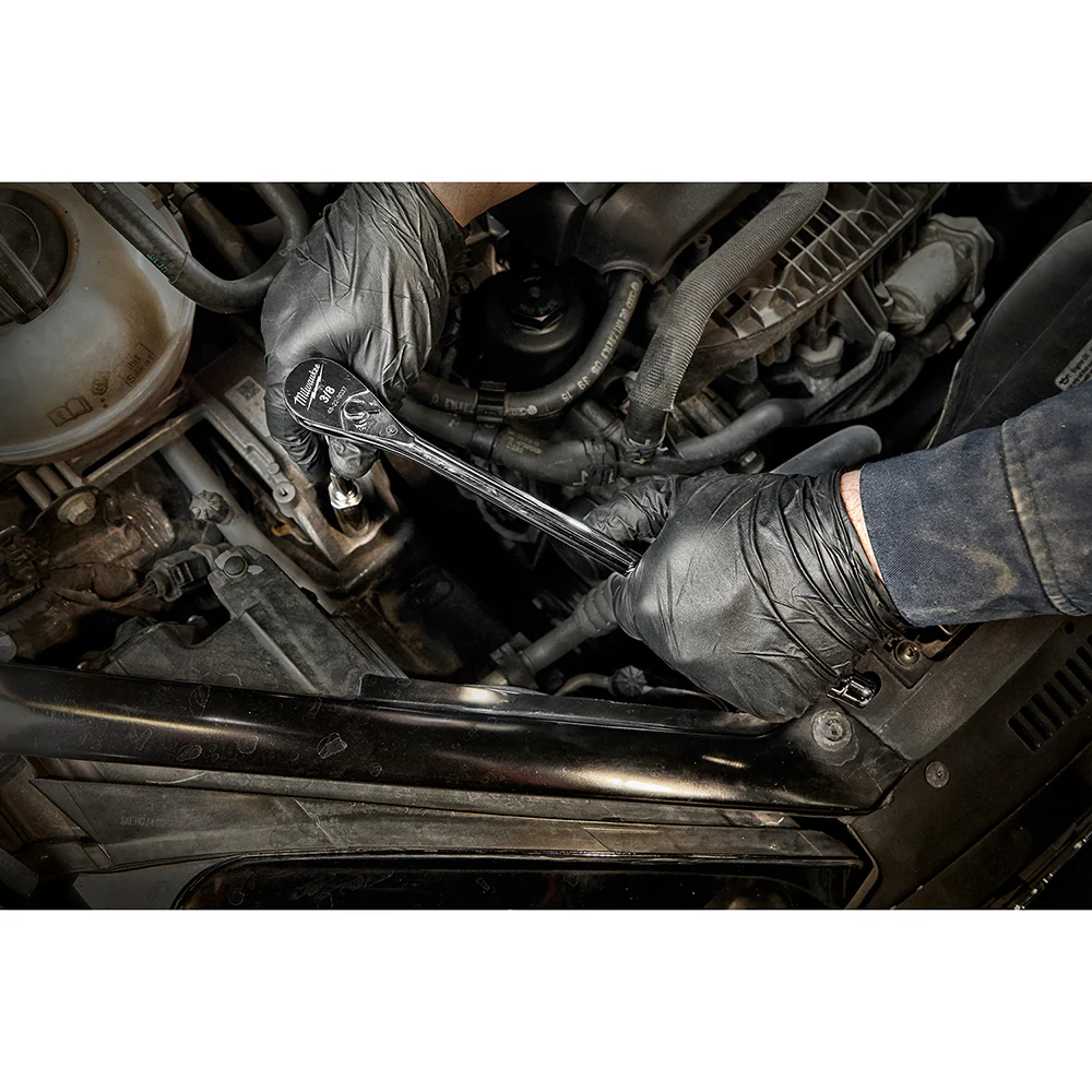 Milwaukee 48-22-9037 3/8 Drive 12 Ratchet Chrome Plated w/ Extended Handle