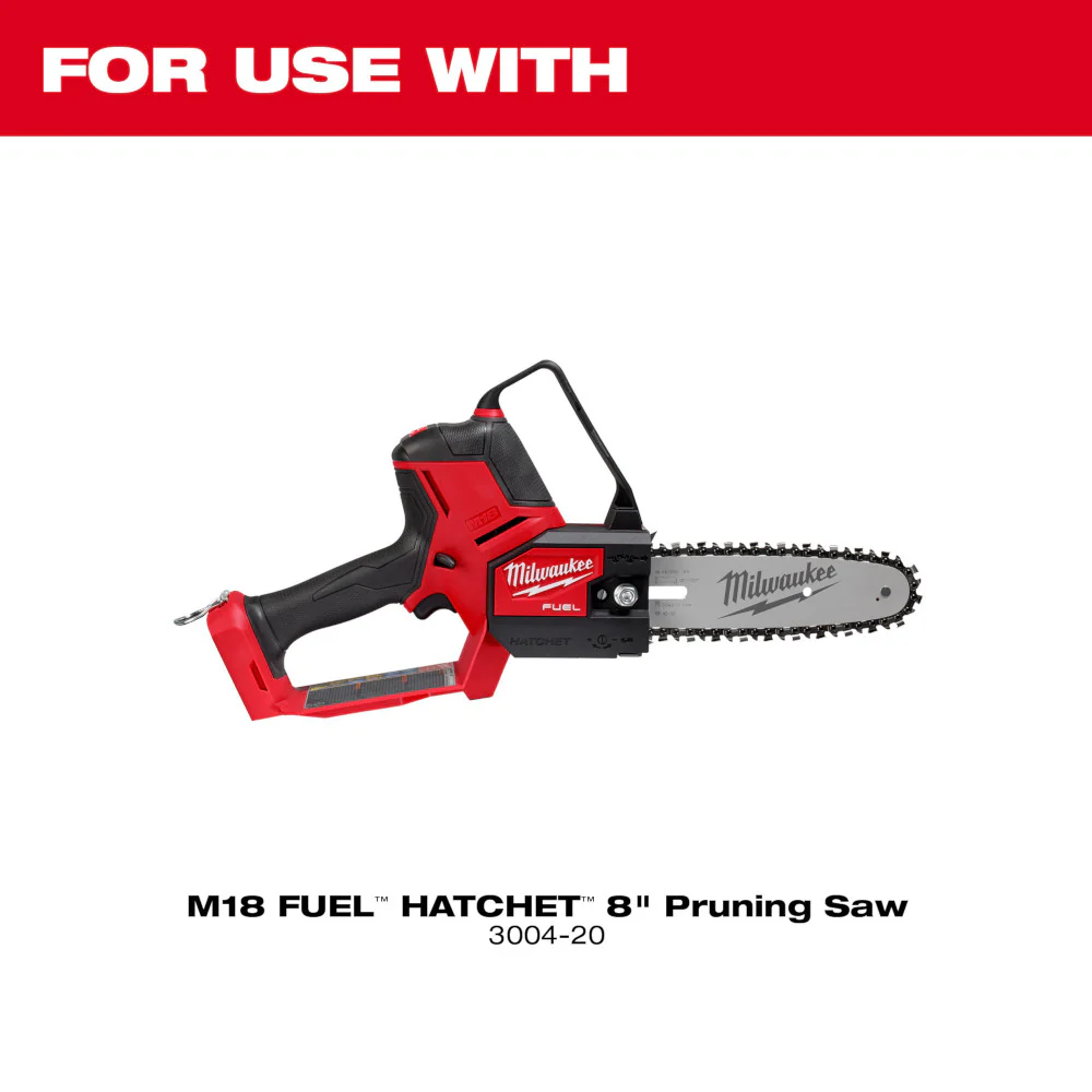 Milwaukee 49-16-2751 8 Pruning Saw Guide Bar for M18 FUEL HATCHET Pruning Saw