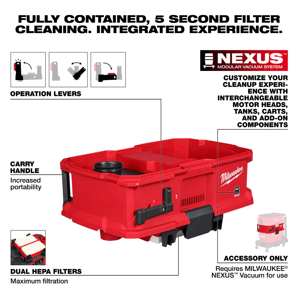 Milwaukee 0991-20 NEXUS Dedicated Filter Cleaner