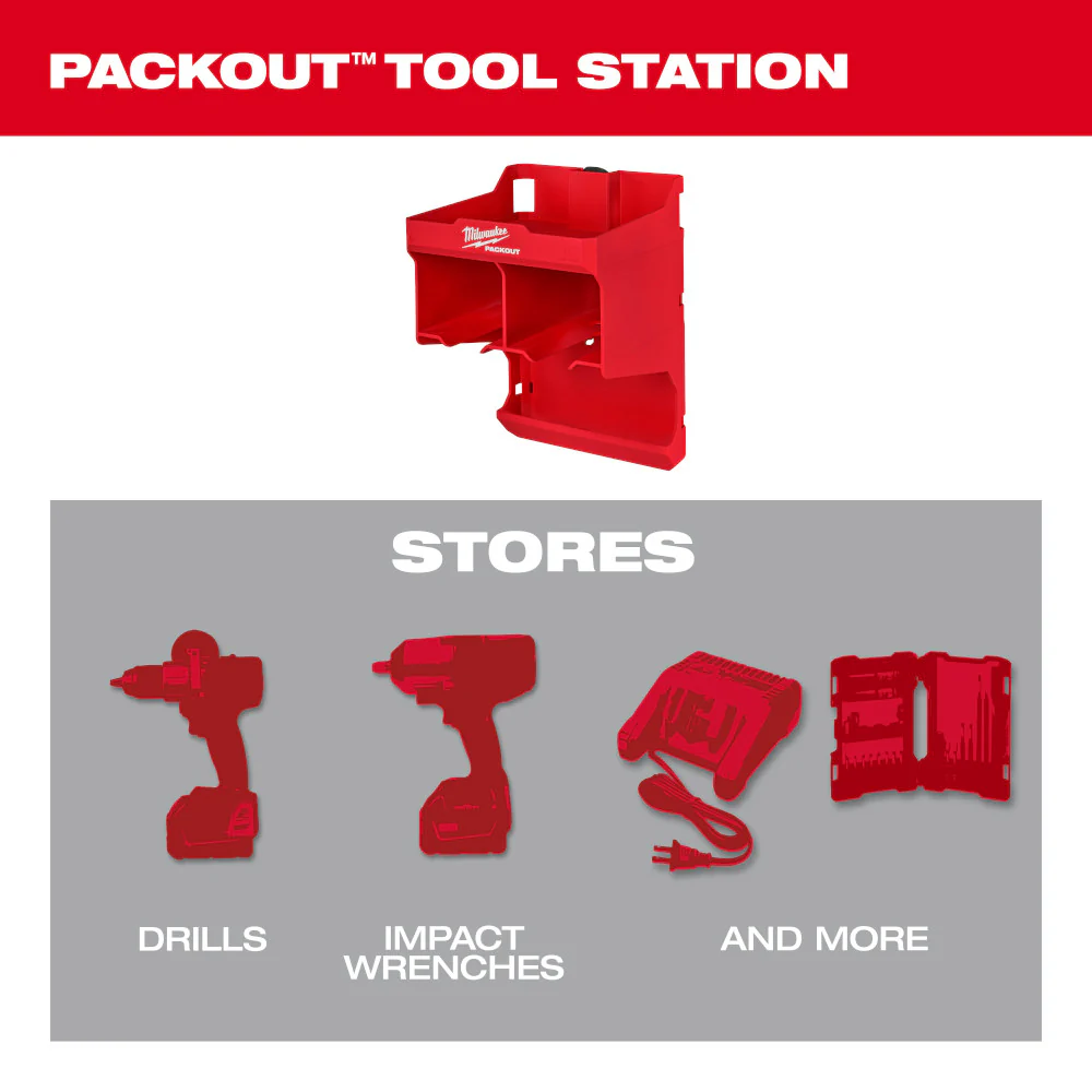 Milwaukee 48-22-8343 PACKOUT Durable Versatile�Tool Station Storage System